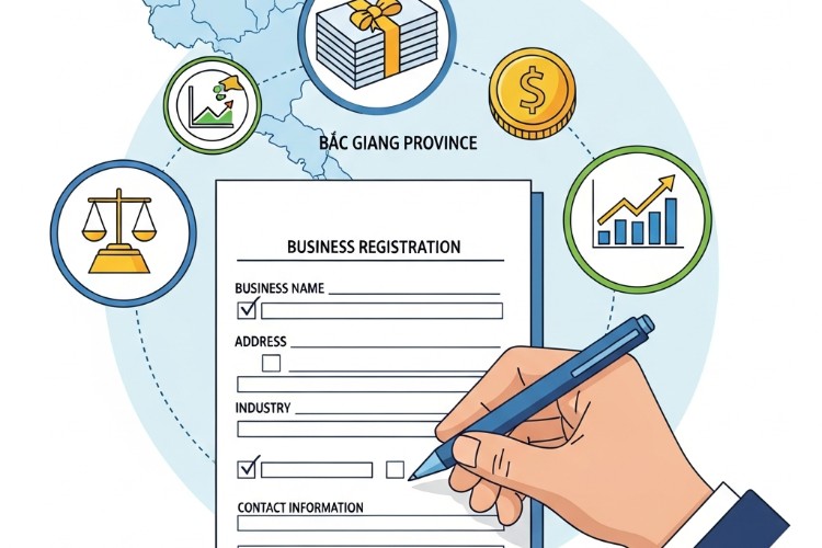 Hướng dẫn chi tiết A-Z thủ tục thành lập công ty tại tỉnh Bắc Giang