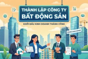 Hướng dẫn chi tiết A-Z về thủ tục thành lập công ty bất động sản cập nhật mới nhất 2026