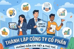 Thành lập công ty cổ phần 2026: Hướng dẫn chi tiết từ A-Z cho người mới