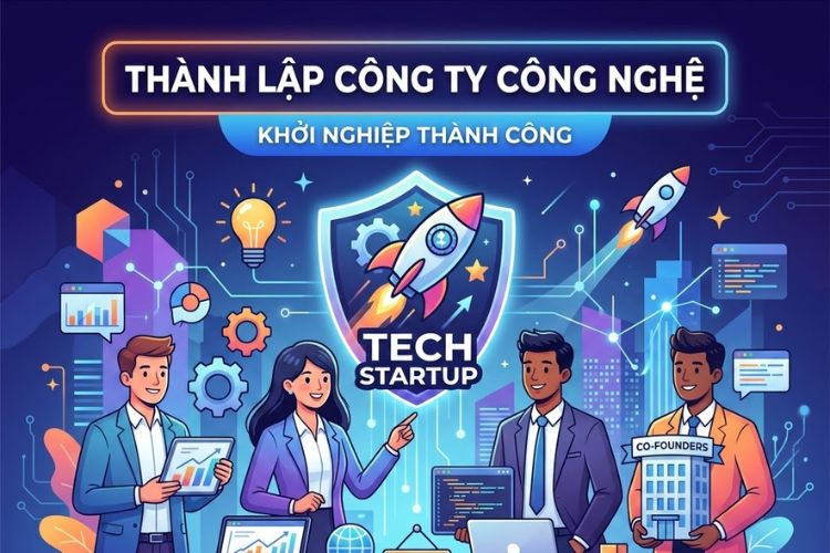 Hướng dẫn chi tiết thành lập công ty công nghệ tại Việt Nam cập nhật 2026